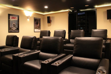 Home theater photo in Grand Rapids