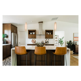 Mid Century Meets Boho - Midcentury - Kitchen - Other - by District ...