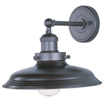 Maxim Lighting - Maxim Lighting 25062BZ/BUI Mini Hi-Bay - One Light Wall Sconce - Small wall sconce reminiscent of yesteryear are available in your choice of Bronze. The optional Antique Replica light bulb adds to the authentic look.