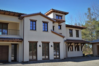 Tuscan home design photo in Bridgeport
