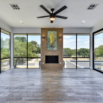 ATX Custom 2 Story - Wire Brushed Cascade White Oak