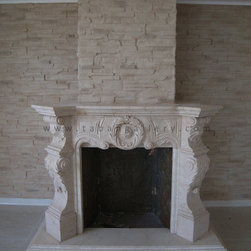 Marble Fireplace - Indoor Fireplaces