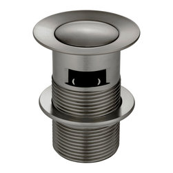 MEIR SHADOW BASIN POP UP WASTE 32MM - OVERFLOW / SLOTTED SKU: MP04-A-PVDGM - Bathroom Sink Taps