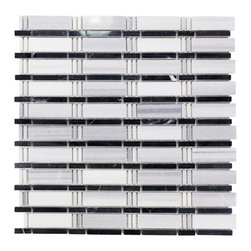 Stone Single Curtain - Mosaic Tile