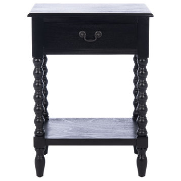 Calico Accent Table Black