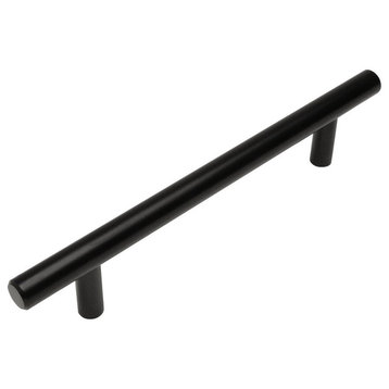 Cosmas 305-160FB Flat Black 6-5/16” CTC (160mm) Euro Bar Pull