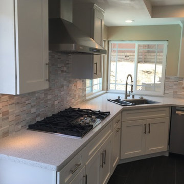 Contemporary White Kitchen - Brea