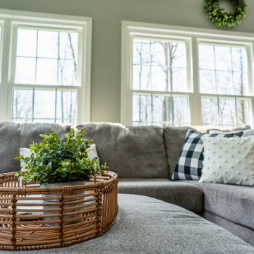 Living Room Double Hung Bright Space