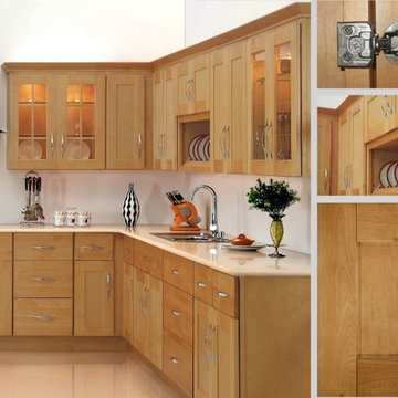 Shaker Honey Style Kitchen Cabinets