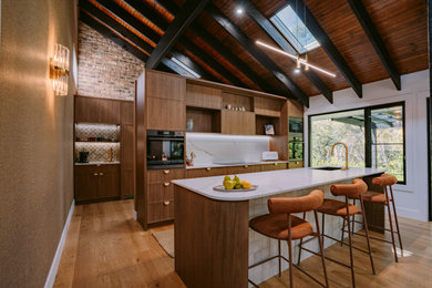 This is an example of a midcentury kitchen in Gold Coast - Tweed.