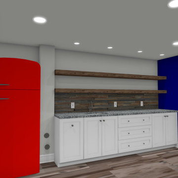 Fernandez Custom Basement Design and Finish