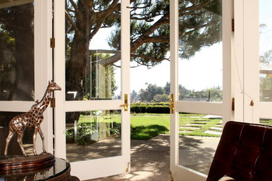 Inspiration for a transitional living room remodel in Los Angeles