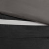 Madison Park Palmer Vera Microsuede 7-Piece Comforter Set, Black