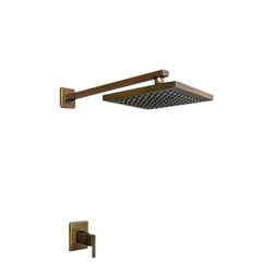 Rema Antique Brass Shower Set - Showerheads And Body Sprays