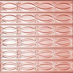 0303 Tin Ceiling Tile - Classic - RIBBONS-N-BOWS - Ceiling Tile