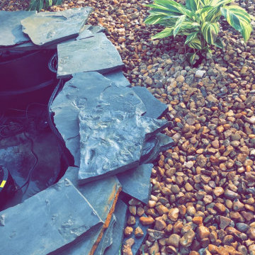 Pond, Hardscaping, Landscaping