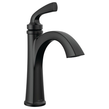 Delta 15864LF-BL Geist Single Handle Bathroom Faucet