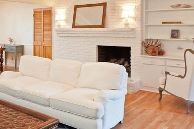 Inspiration for a timeless family room remodel in Dallas