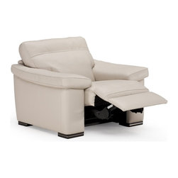Natuzzi Editions Leather Recliner B814 - Recliner Chairs