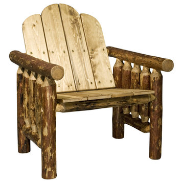 Glacier Country Collection Deck Chair, Exterior Stain Finish