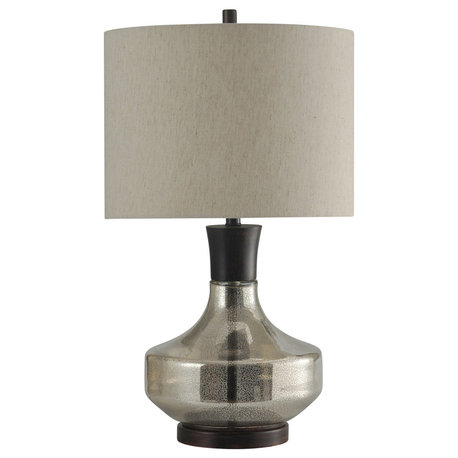 Alamos | Mercury Glass & Metal Table Lamp