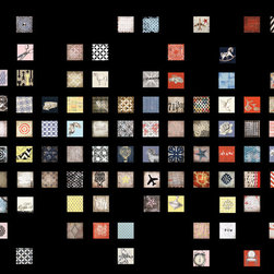 100 painting Gallery installation - Paintings