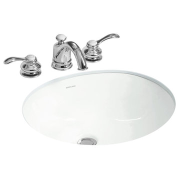 Sterling 442050 Wescott 17" Undermount Bathroom Sink And Overflow - White