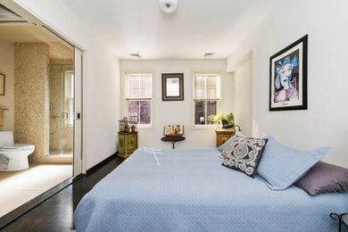 Inspiration for a modern bedroom remodel in Boston