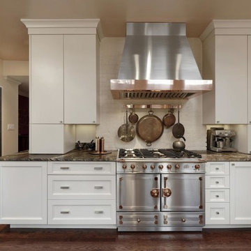 Washington, D.C. - Transitional - Rowhouse Kitchen with LaCornue