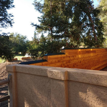 Lap Sided Cedar Wall
