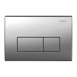 Geberit Matte Chrome Kappa50 Flush Plate - Bathroom Fixtures