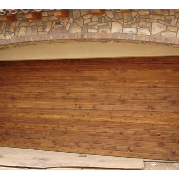 Wood Contemporary Garage Doors