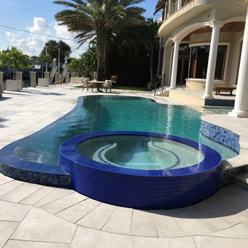 lighthouse point remodel pool with euro edge