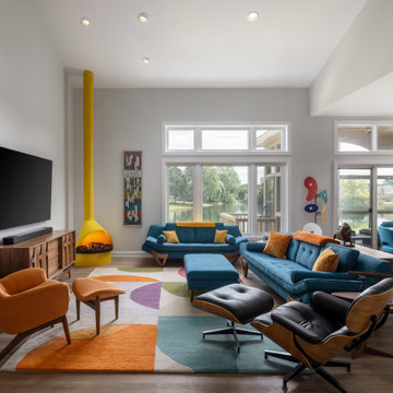 Vibrant Mid-Century Modern