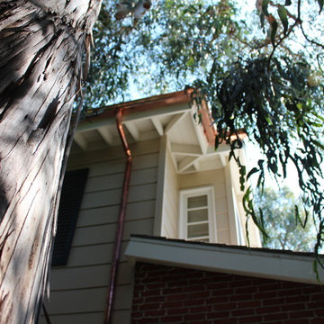 Seamless Copper Rain Gutters in Los Angeles