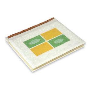 Lucky Coin Wood And Natural Fibers Photo Album 4x6 Asian Books By Novica