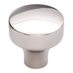 Top Knobs - Kinney Knob 1 1/8 Inch Polished Nickel - Cabinet And Drawer Knobs