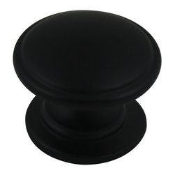 Cosmas - Cosmas 4702 Cabinet Knob, Set of 10, Flat Black - Cabinet And Drawer Knobs