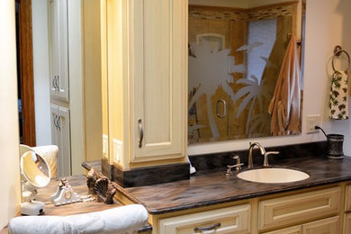 Inspiration for a timeless bathroom remodel in Other