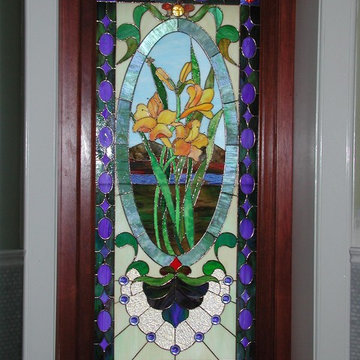 Art Nouveau Powder Room Flowers