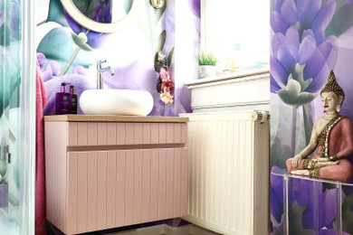 Eklektisches Badezimmer in Frankfurt am Main