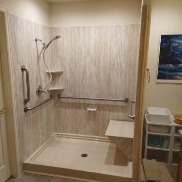 Tub to Shower transformation