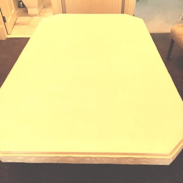 Refinishing a Limestone Table Top in Edinburgh City Centre