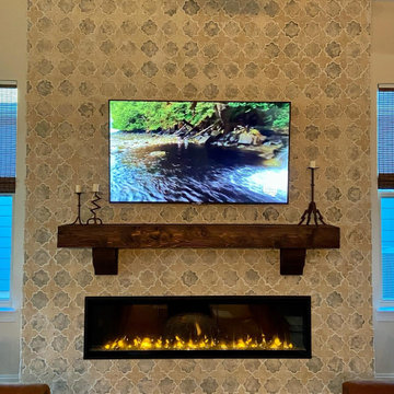 Fireplaces - Gas Insert / Tile Surround
