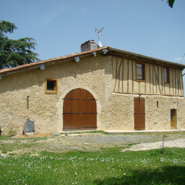 Enduit traditionnel de terre chaux et sable