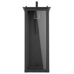 Capital Lighting - Capital Lighting Hunt 1 Light Large Outdoor Wall Lantern, Black - Part of the Hunt Collection