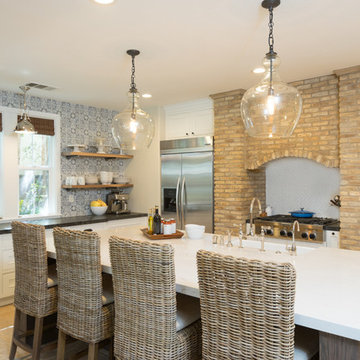Farmhouse White Kitchen Remodel