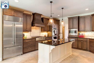 Inspiration for a contemporary kitchen remodel in Birmingham