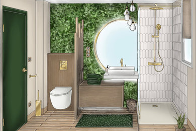Transformation d’une salle de bain végétale