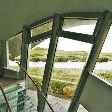 Steel and glass window onto the world